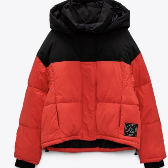 Zara cropped puffer coat - Picture 2 of 4